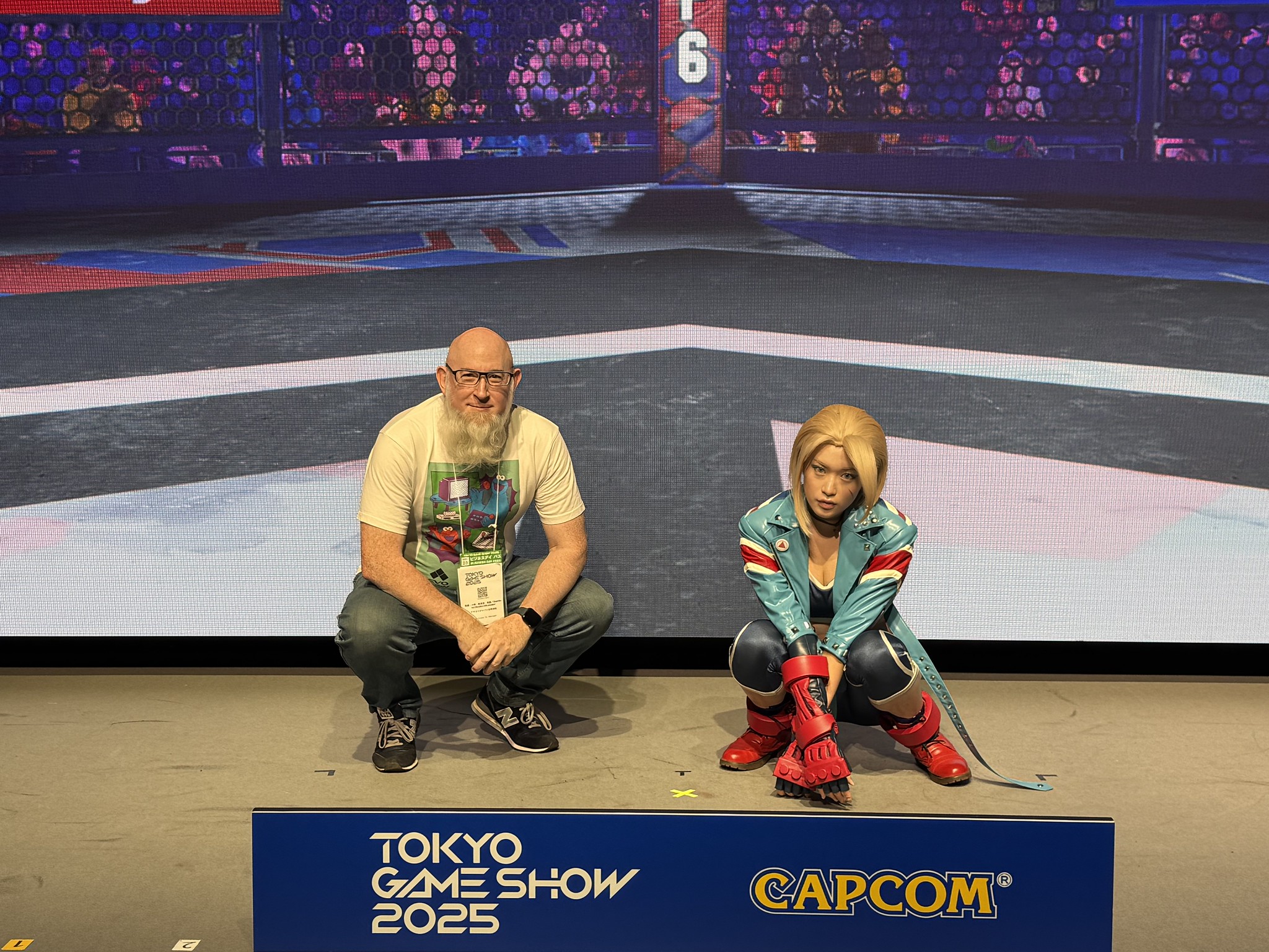 Dave and Cammy at Tokyo Game Show 2025