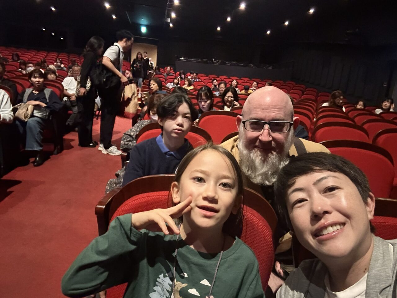 Selfie at The Lion King at Ariake Shiki Theater